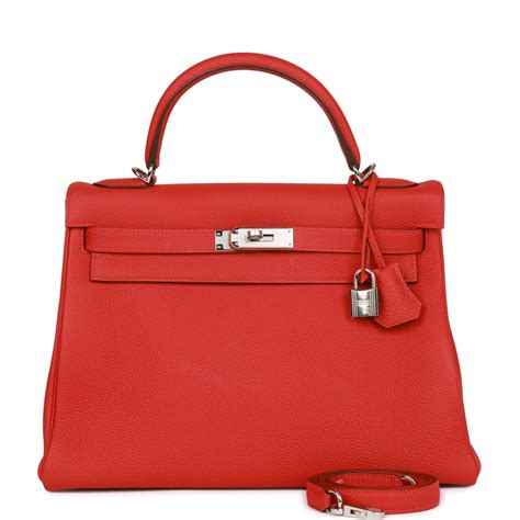 hermes kelly geranium|HERMES Togo Kelly Retourne 32 Geranium .